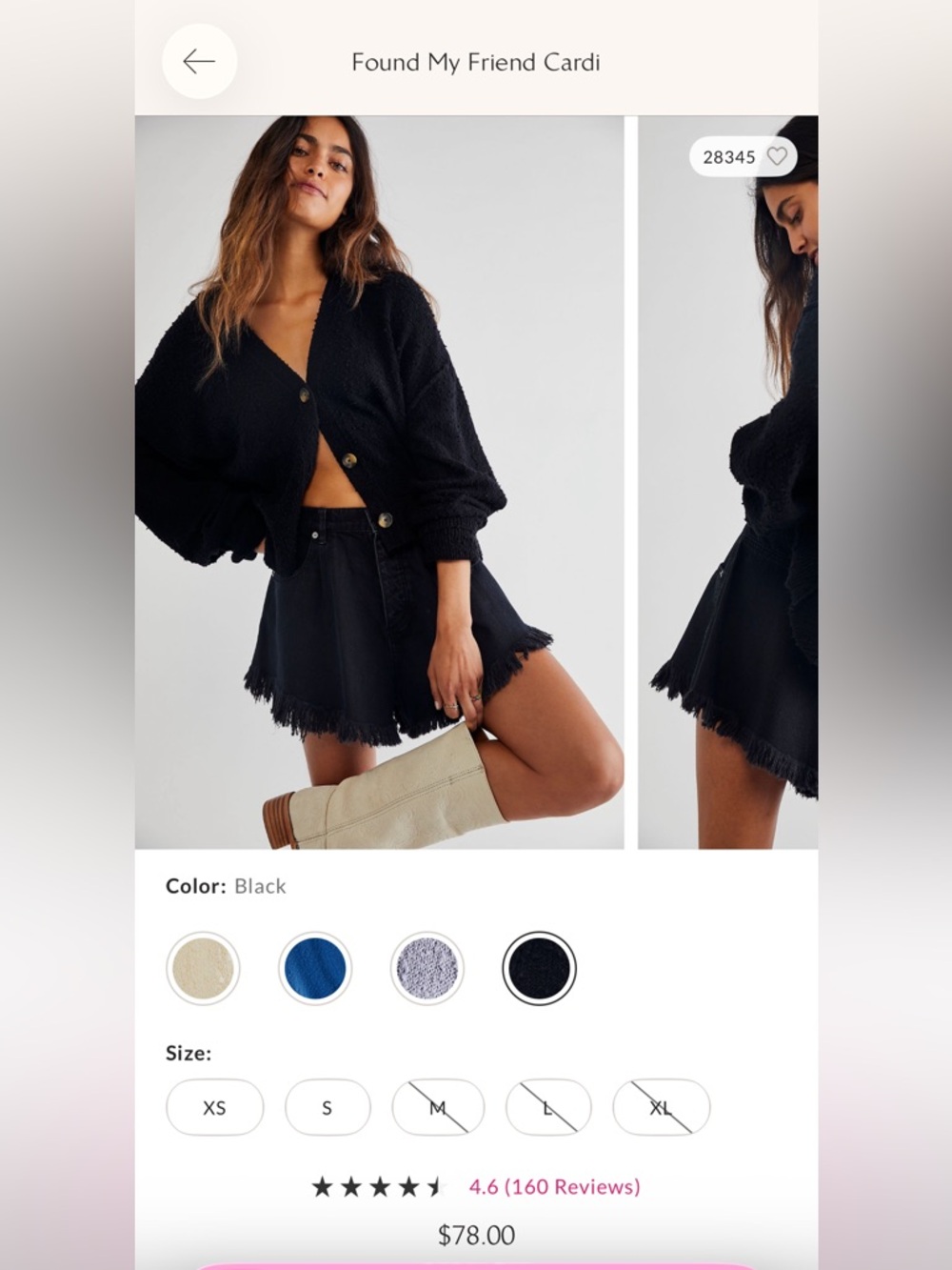 Free People Found My Friend Cardigan